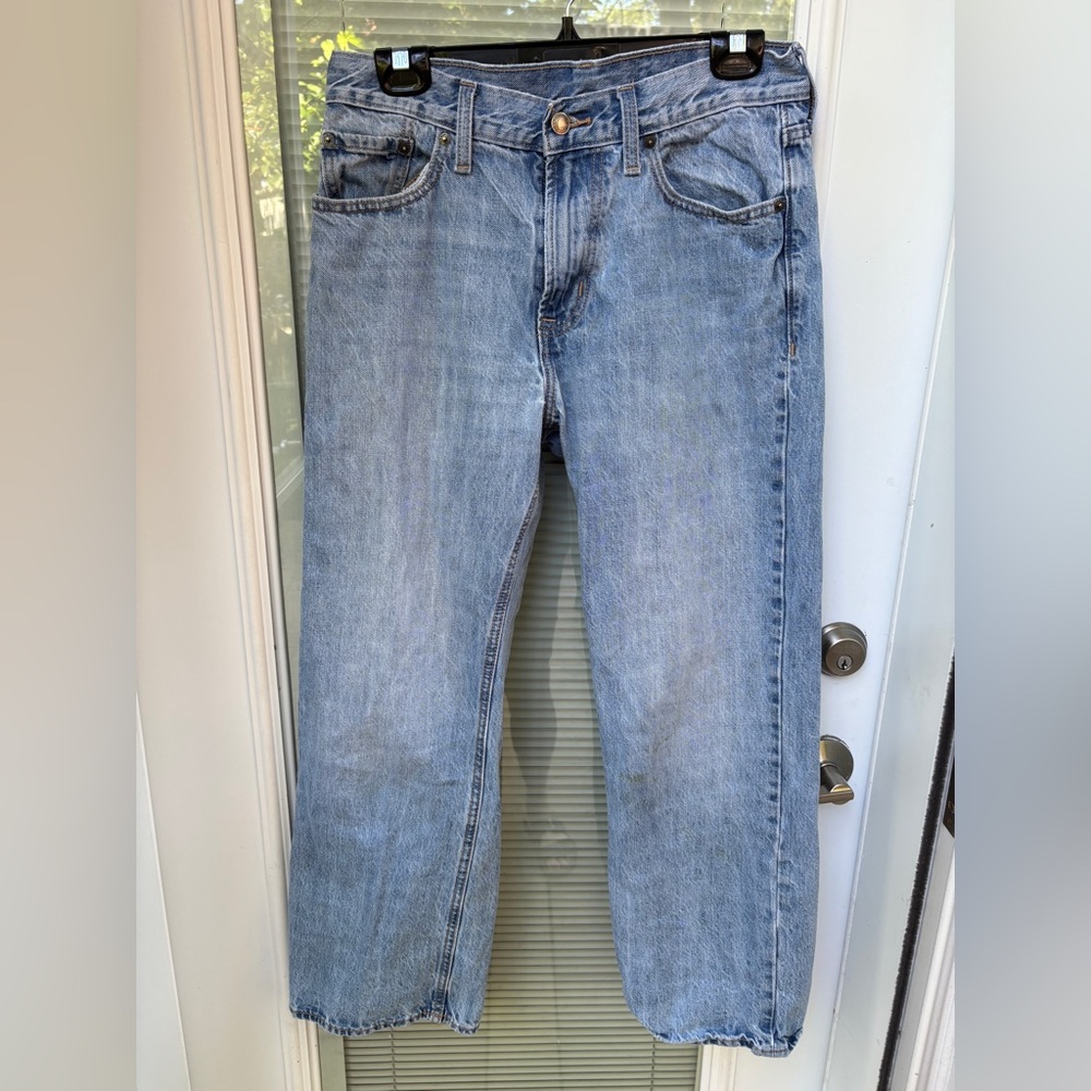 Old Navy 90’s baggy jeans 30Wx30L Light Wash EUC